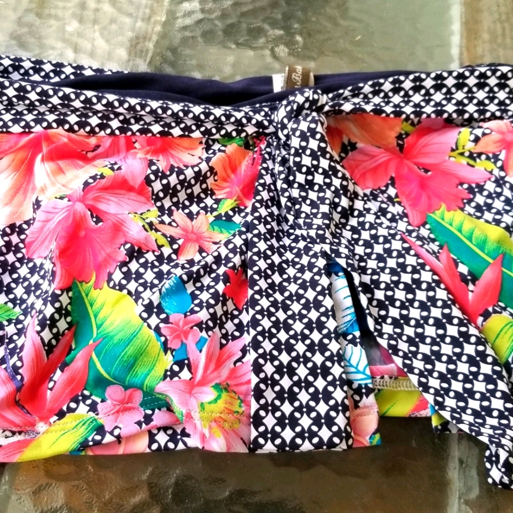 Tommy Bahama tropical floral swim skirt